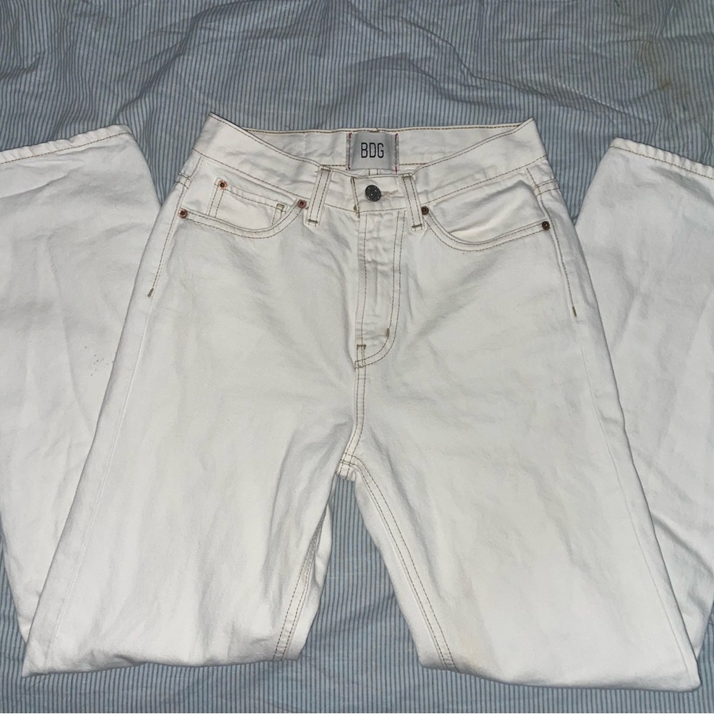 Urban Outfitters White Denim Jeans